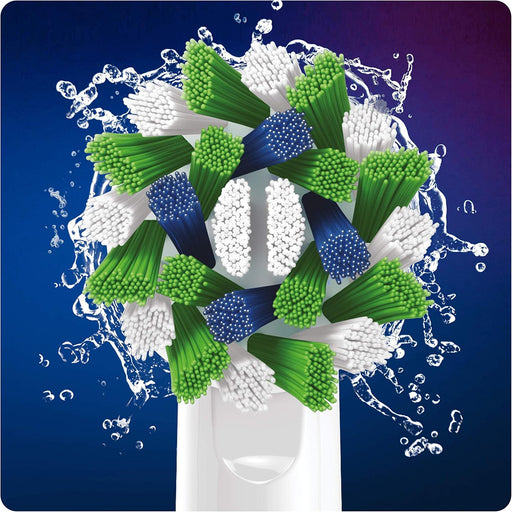 Oral-B CrossAction Pack de 5 Recambios para Cepillo Eléctrico. Con tecnología CleanMaximiser y filamentos angulados para una limpieza interdental profunda y encías más sanas. Oral-B - pack