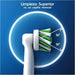 Oral-B CrossAction Pack de 8 Recambios para Cepillo Eléctrico. Con tecnología CleanMaximiser para un rendimiento óptimo y una eliminación de placa hasta un 100% superior. Oral-B - lateral