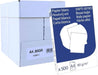 Caja de 2500 Hojas de Papel A4 Blanco de 80gr. Un pack de 5 paquetes de 500 folios, ideal para un alto volumen de impresión en oficinas y compatible con todas las impresoras. Outletdelocio.. - pack