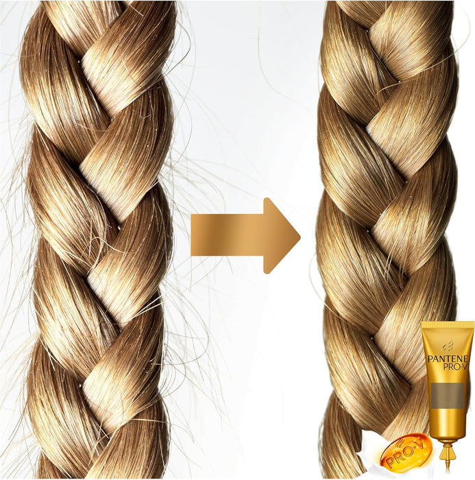 Tratamiento capilar Pantene Pro-V Ampollas Rescate 1 Minuto Repara y Protege. Pack de 3 cajas (9 ampollas de 15 ml en total) para pelo débil, seco y dañado. Pantene - zoom