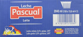 Leche Entera Pascual en monodosis, caja con 150 tarrinas de 14 ml. Calidad Pascual en un formato práctico que no necesita frío, ideal para café, té y hostelería. Pascual - lateral