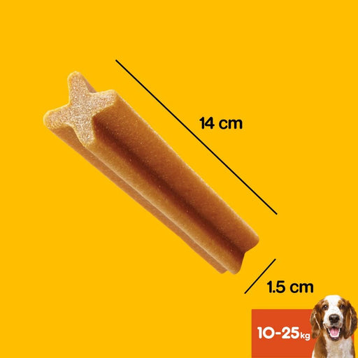 Pedigree Dentastix para Perros Medianos, pack ahorro de 56 sticks. Snack dental de uso diario para una higiene oral completa, reduce el sarro y mantiene el aliento fresco. Pedigree - pack