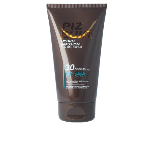 Piz Buin Hydro Infusion Crema en Gel Solar FPS 30 (150 ml): Protección facial y corporal ultraligera, refrescante, no grasa y resistente al agua para uso diario. Piz Buin - frontal