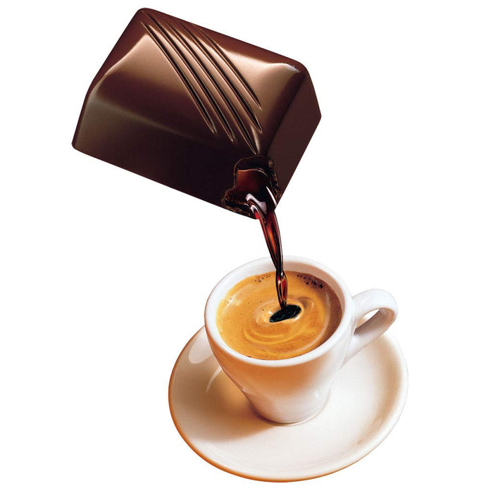 Ferrero Pocket Coffee, caja con 60 bombones en 12 paquetes de 5. El original espresso italiano recubierto de chocolate amargo, tu café de bolsillo para cualquier momento del día. Pocket Coffee - detalle
