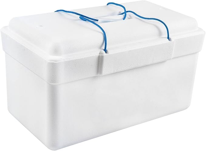 Nevera Portátil Polarbox de Poliestireno, 25 litros de capacidad. Nevera de corcho súper ligera con solo 439 gr de peso, eficiente y resistente para tus salidas. Polarbox - frontal