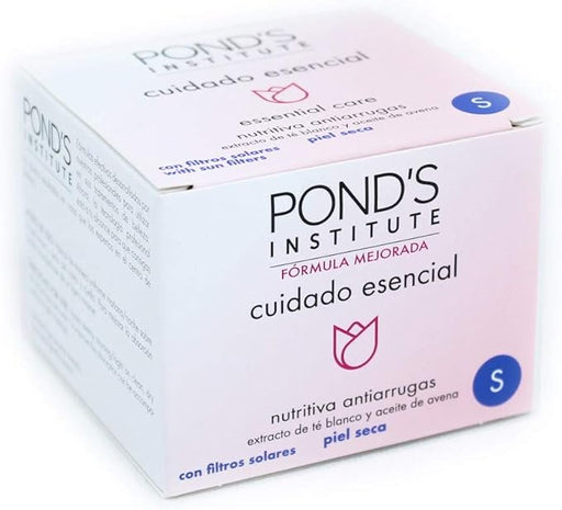 Pond's Crema Facial Nutritiva Antiarrugas, 50 ml. Una crema para pieles secas que nutre en profundidad, combate los signos de la edad y protege del sol con SPF15. Pond's - pack