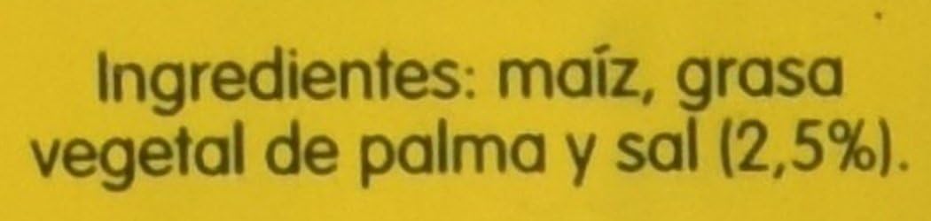 Popitas Palomitas Saladas para Microondas, pack de 8 bolsas de 100g. El snack perfecto para tus sesiones de cine en casa, listas en 3 minutos con el punto justo de sal. Popitas - lateral