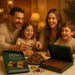 32 Delicias de Chocolate Dubai Gourmet, 500g. Bombones de lujo con pistacho y kadayif crujiente, presentados en una elegante caja de regalo con letras doradas. Premium Moments - ingredientes