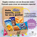 Desayuno Sorpresa a Domicilio "Caja Sonrisas" de Premium Moments. Un regalo original y personalizable con bollitos, zumo, batido y un amuleto sorpresa coleccionable. Premium Moments - pack