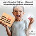 Desayuno Sorpresa a Domicilio "Caja Sonrisas" de Premium Moments. Un regalo original y personalizable con bollitos, zumo, batido y un amuleto sorpresa coleccionable. Premium Moments - presentacion