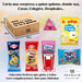 Premium Moments Caja de Snacks para Tardeo y Noche de Película. Un pack sorpresa personalizable con palomitas, pipas, Chaskis, Chips Ahoy, regalices y un amuleto coleccionable. Premium Moments - lateral