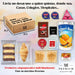 Premium Moments Desayuno Sorpresa a Domicilio Mediterráneo. Una caja regalo personalizable con croissant, tostadas, zumo y café, ideal para cumpleaños y ocasiones especiales. Premium Moments - lateral