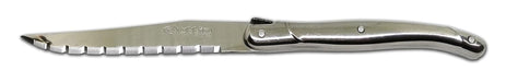 Quttin Set de 6 Cuchillos Chuleteros Inox Modelo Francés: Disfruta de un corte perfecto en tus carnes con un diseño clásico y una sierra que nunca necesita afilar. Quittin - pack