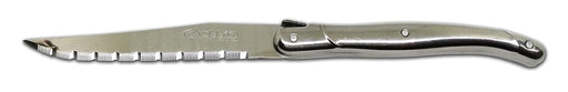 Quttin Set de 6 Cuchillos Chuleteros Inox Modelo Francés: Disfruta de un corte perfecto en tus carnes con un diseño clásico y una sierra que nunca necesita afilar. Quittin - pack
