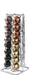 Ducomi Arabica by Quttin, Soporte para Cápsulas Nespresso, Dispensador de Acero para 32 Cápsulas. Diseño de 4 columnas para organizar tus cafés compatibles. Quttin - frontal