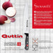 Quttin Cuchillo Cocinero Profesional Sybarite, Hoja de 25 cm. Forjado en acero inoxidable con Molibdeno Vanadio y mango ergonómico de POM con remaches. Quttin - lateral