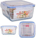Quttin Fiambrera Cuadrada de Acero Inoxidable, 0.40L (13x13cm). Recipiente hermético con tapa de plástico sin BPA, ideal para conservar y transportar alimentos de forma segura. Quttin - presentacion