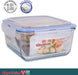 Quttin Fiambrera de Acero Inoxidable Cuadrada (0.40L, 13x13cm). Contenedor de alimentos con tapa hermética a prueba de fugas, apto para horno, congelador y lavavajillas. Quttin - zoom