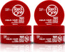 RedOne Aqua Hair Wax Full Force Roja, Pack de 4 botes de 150ml. Cera para el pelo con fijación fuerte y acabado brillante, ideal para un control máximo de tu peinado. Redone - presentacion