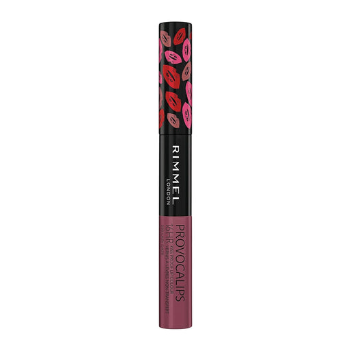 Rimmel London Provocalips 220 Lazy Daze, una barra de labios líquida de larga duración en un precioso tono rosa empolvado, para un look romántico que dura 16 horas. Rimmel London - pack