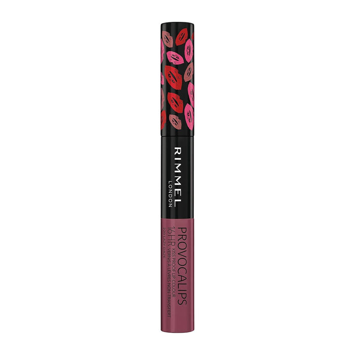 Rimmel London Provocalips 220 Lazy Daze, una barra de labios líquida de larga duración en un precioso tono rosa empolvado, para un look romántico que dura 16 horas. Rimmel London - pack