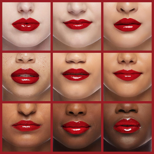Rimmel London Provocalips 550 Play With Fire, una barra de labios líquida de larga duración que te ofrece un color rojo intenso y un acabado brillante por hasta 16 horas. Rimmel London - pack