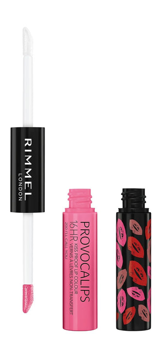 Rimmel London Provocalips 550 Play With Fire, una barra de labios líquida de larga duración que te ofrece un color rojo intenso y un acabado brillante por hasta 16 horas. Rimmel London - zoom