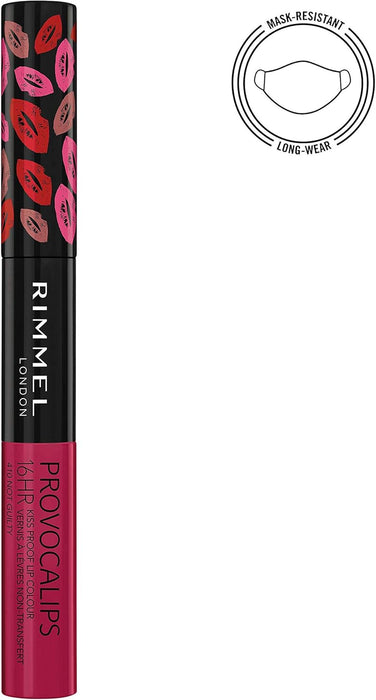 Rimmel London Provocalips 550 Play With Fire, una barra de labios líquida de larga duración que te ofrece un color rojo intenso y un acabado brillante por hasta 16 horas. Rimmel London - ingredientes