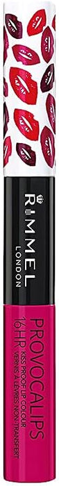 Rimmel London Provocalips 550 Play With Fire, una barra de labios líquida de larga duración que te ofrece un color rojo intenso y un acabado brillante por hasta 16 horas. Rimmel London - frontal