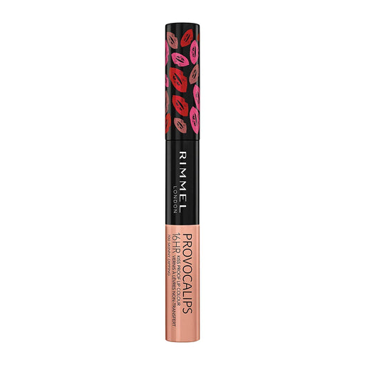 Rimmel London Provocalips 700 Skinny Dipping, un labial líquido permanente en un tono nude rosado, tu aliado perfecto para un look natural que dura 16 horas. Rimmel London - pack