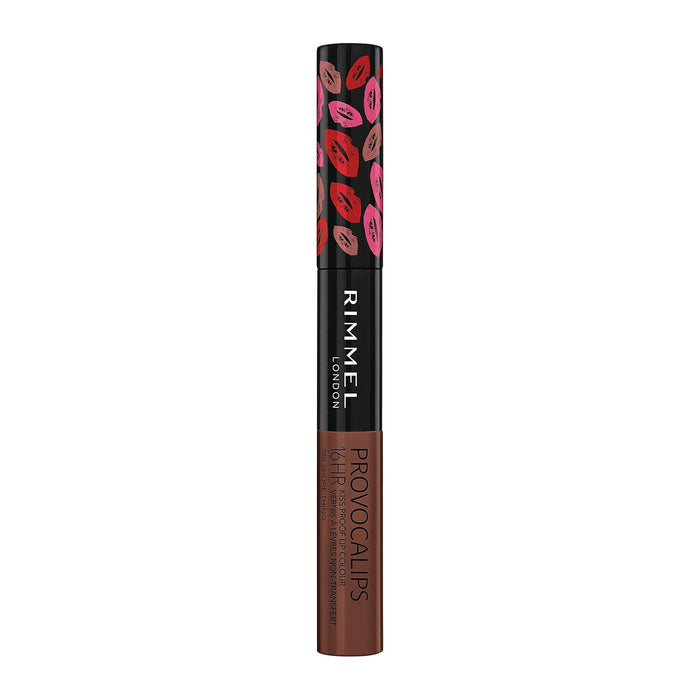 Rimmel London Provocalips 780 Shore Thing, un labial líquido permanente con un sofisticado tono malva, perfecto para un look elegante y duradero por hasta 16 horas. Rimmel London - pack