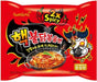 Samyang Buldak 2X Spicy Ramen, Pack de 6x140g. La versión doblemente picante del famoso ramen coreano de pollo, solo para los más valientes. Un reto de sabor y resistencia extremo. Samyang - pack