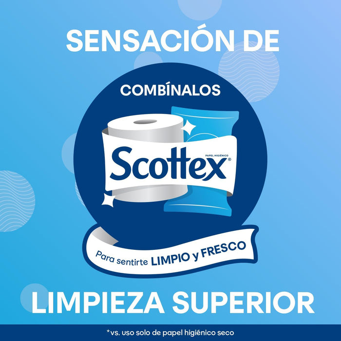 Pack Ahorro de Papel Higiénico Scottex Original con 96 rollos. Formato familiar con 6 paquetes de 16 rollos, con la textura OndaSuave para un cuidado completo. Scottex - presentacion