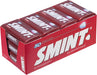 Smint Tin Fresa, pack de 12 latas de 35 gr. Caramelos comprimidos sin azúcar con un delicioso e intenso sabor a fresa para un aliento fresco y afrutado al instante. Smint - frontal