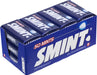 Smint Tin Menta, pack de 12 latas de 35 gr. Caramelos comprimidos sin azúcar con un potente sabor a menta para un golpe de frescor intenso y duradero en cualquier momento. Smint - frontal