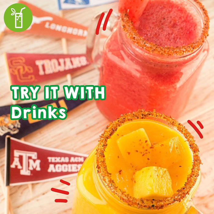 Tajín Clásico Condimento para Frutas y Snacks, formato familiar de 397g (14oz). Sazonador mexicano en polvo con chile, sal y lima para dar un toque picante y cítrico a todo. Tajin - presentacion