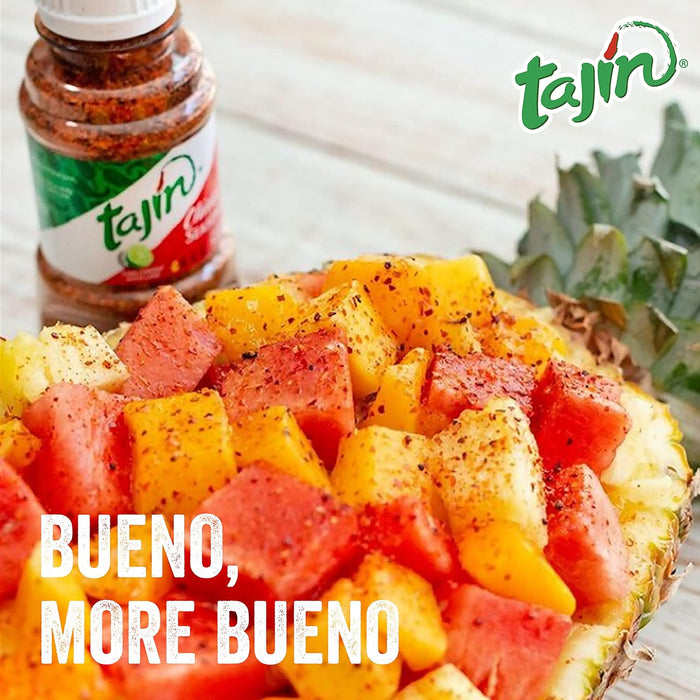 Tajín Clásico Condimento para Frutas y Snacks, formato familiar de 397g (14oz). Sazonador mexicano en polvo con chile, sal y lima para dar un toque picante y cítrico a todo. Tajin - zoom