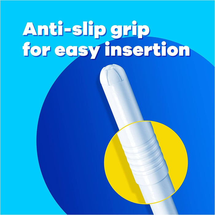 Tampax Compak Regular, 18 Tampones con Aplicador. Protección segura contra fugas para flujo ligero a medio, con aplicador compacto para una máxima discreción y comodidad. Tampax - ingredientes
