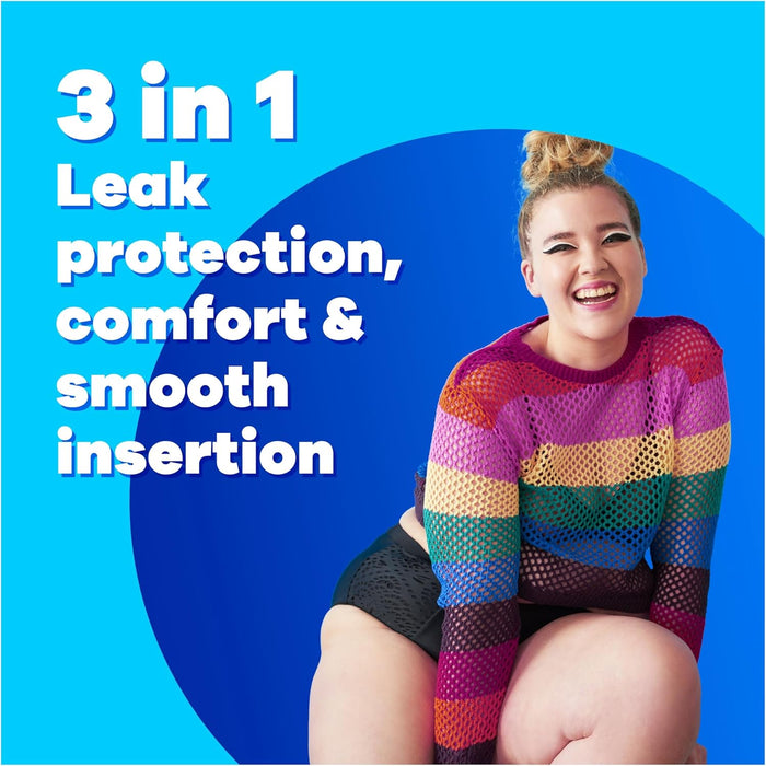 Tampax Pearl Regular Tampones con Aplicador (Formato Ahorro 36 uds): Protección antifugas superior y una inserción 5 veces más suave para una comodidad total. Tampax - presentacion