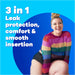 Tampax Pearl Regular Tampones con Aplicador (Formato Ahorro 36 uds): Protección antifugas superior y una inserción 5 veces más suave para una comodidad total. Tampax - presentacion