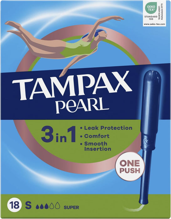 Tampax Pearl Regular Tampones con Aplicador (Formato Ahorro 36 uds): Protección antifugas superior y una inserción 5 veces más suave para una comodidad total. Tampax - uso