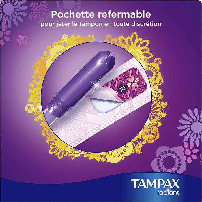 Tampax Platinum Super Tampones con Aplicador (16 uds): Disfruta de la combinación nº1 de confort, protección y discreción para flujo medio a abundante. Tampax - ingredientes