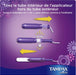 Tampax Platinum Super Tampones con Aplicador (16 uds): Disfruta de la combinación nº1 de confort, protección y discreción para flujo medio a abundante. Tampax - lateral