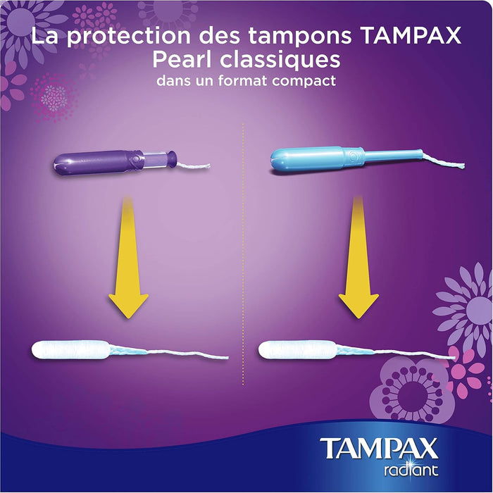 Tampax Platinum Super Tampones con Aplicador (16 uds): Disfruta de la combinación nº1 de confort, protección y discreción para flujo medio a abundante. Tampax - presentacion
