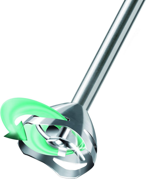 Taurus BAPI 800 INOX Batidora de Mano 800W con Picador. Selector de 20 velocidades, pie de acero inoxidable desmontable y fabricada con plástico libre de BPA. Taurus - pack
