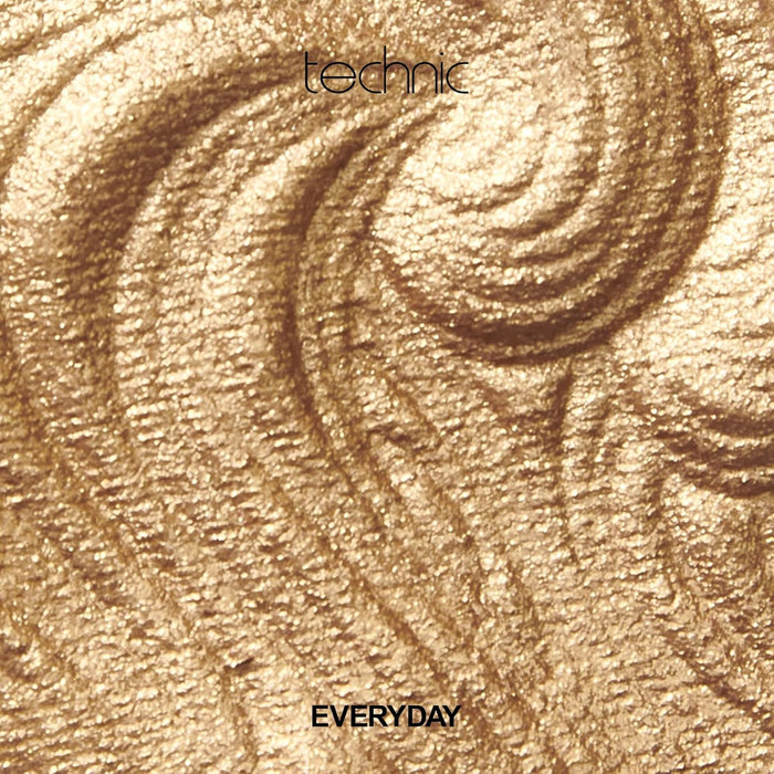 Technic Get Gorgeous Polvo Iluminador Highlighting Powder, tono 24 ct Oro (6g). Consigue un brillo dorado espectacular para rostro y cuerpo con este iluminador de alta pigmentación. Technic - uso