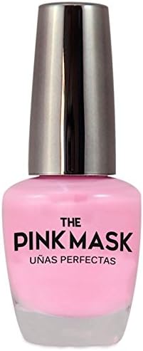 The Pink Mask Mascarilla de Uñas AntiManchas, 15ml. Protector de Cutículas Líquido para un Nail Art Perfecto y sin Manchas. Ideal para Esmaltado, Estampado y Degradados. The Pink Mask - frontal