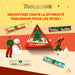 Calendario de Adviento Toblerone con 200g de chocolate suizo. Incluye una deliciosa selección de mini chocolatinas con miel y almendras para una Navidad triangularmente perfecta. Toblerone - lateral