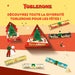 Calendario de Adviento Toblerone con 200g de chocolate suizo. Incluye una deliciosa selección de mini chocolatinas con miel y almendras para una Navidad triangularmente perfecta. Toblerone - presentacion