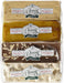 Torrons Vicens Estuche Surtido de Turrones sin Azúcar (320g): Una selección de 4 variedades clásicas para disfrutar del sabor artesano sin azúcares añadidos. Torrons Vicens - frontal